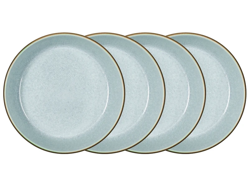 Bitz Suppenteller Set 4tlg. grey / light blue 18 cm