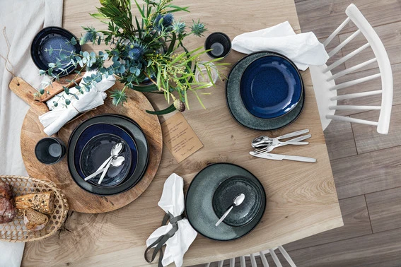like. by Villeroy & Boch Lave bleu Speiseteller 28 cm Set6