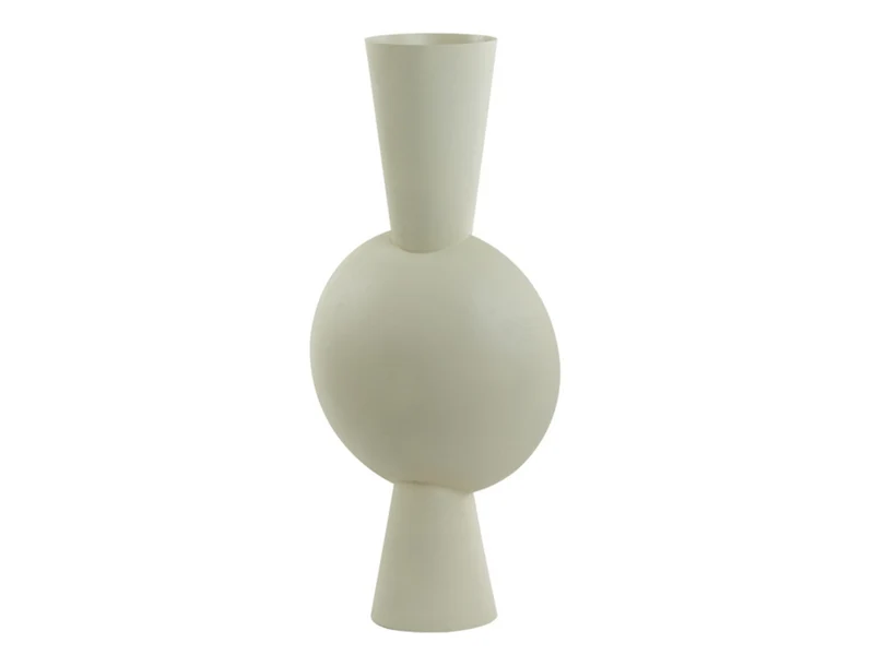 Light & Living Kavandu Vase hellgrau 61,5 cm