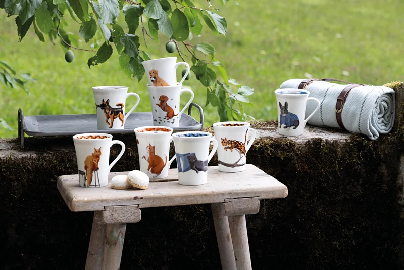 Hutschenreuther My Mug Hunde - Dackel Becher mit Henkel 0,4 l