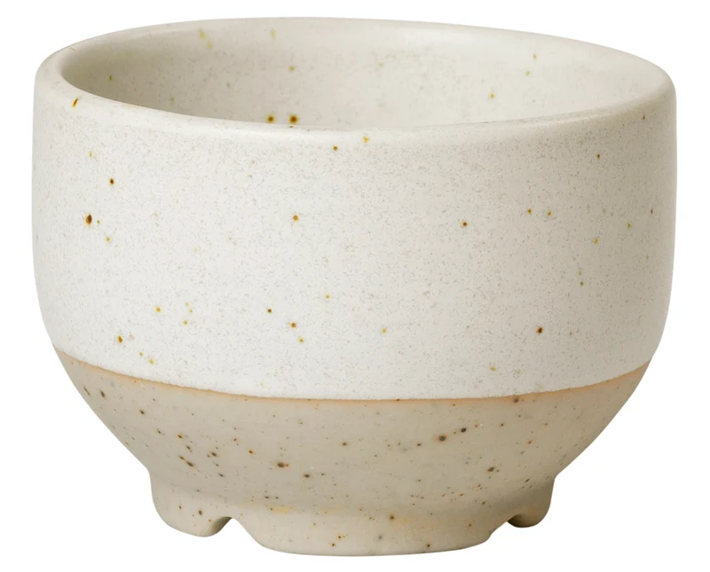 Broste Copenhagen Eli Mat Soft Light Grey Schale 5 cm