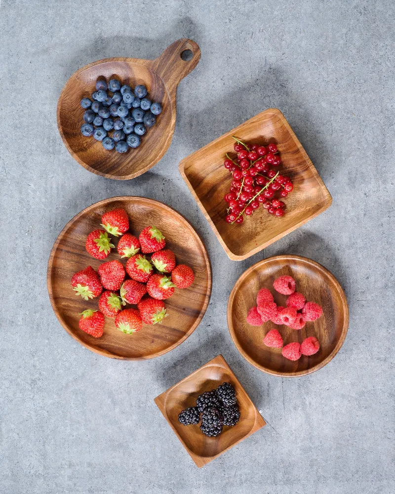 Cosy&Trendy Acacia Wood Tablett rund 20 cm