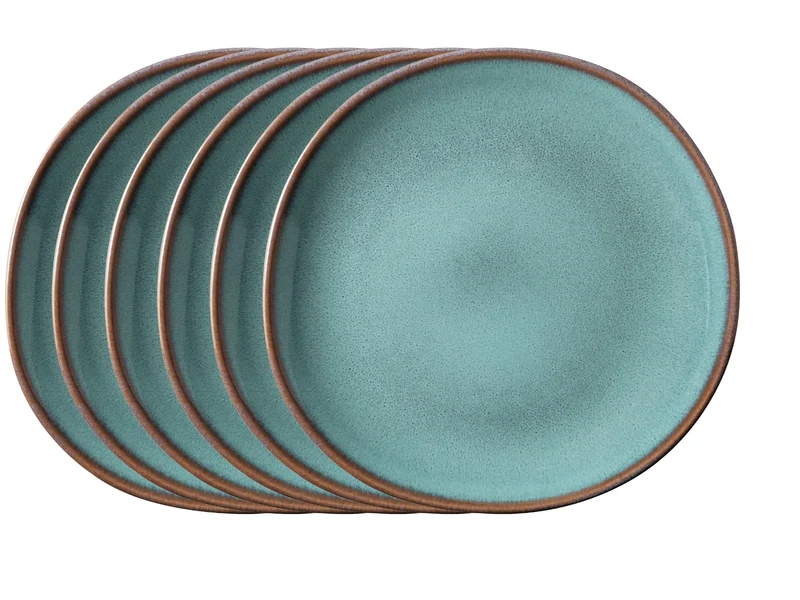 like. by Villeroy & Boch Lave glace Frühstücksteller 23,5 cm Set6