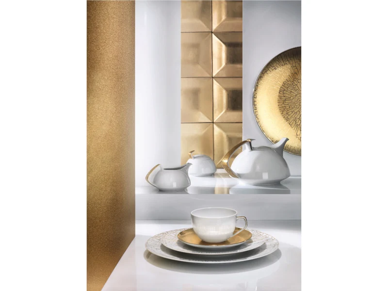 Rosenthal TAC Gropius Skin Gold Kombi-/Tee-Untertasse 16 cm