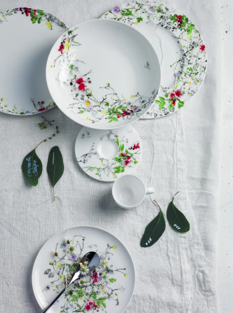 Rosenthal Brillance Fleurs Sauvages Suppen-Untertasse
