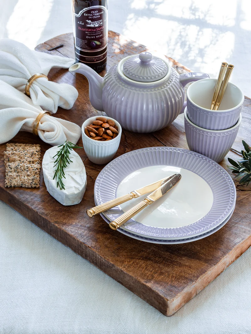 Greengate Alice Speiseteller lavender 26,5 cm 6tlg
