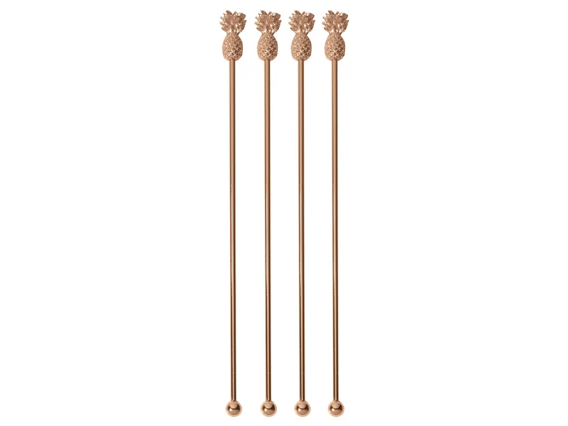 Paderno Bar Utensils Rührer Ananas kupfer Set 4