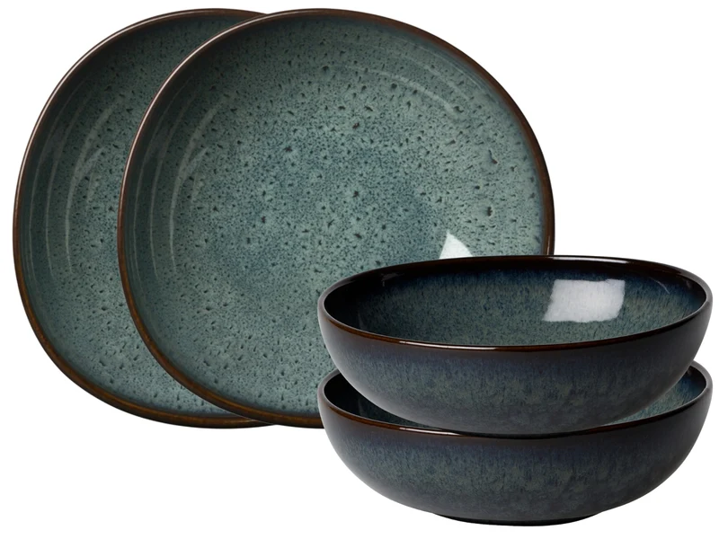 like. by Villeroy & Boch Lave gris Bol 17 cm Set4