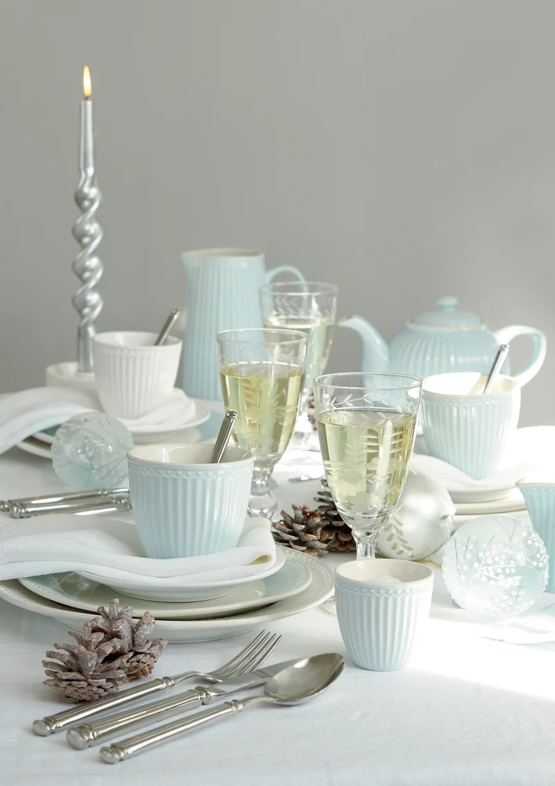 Greengate Alice Frühstücksset pale blue 6tlg