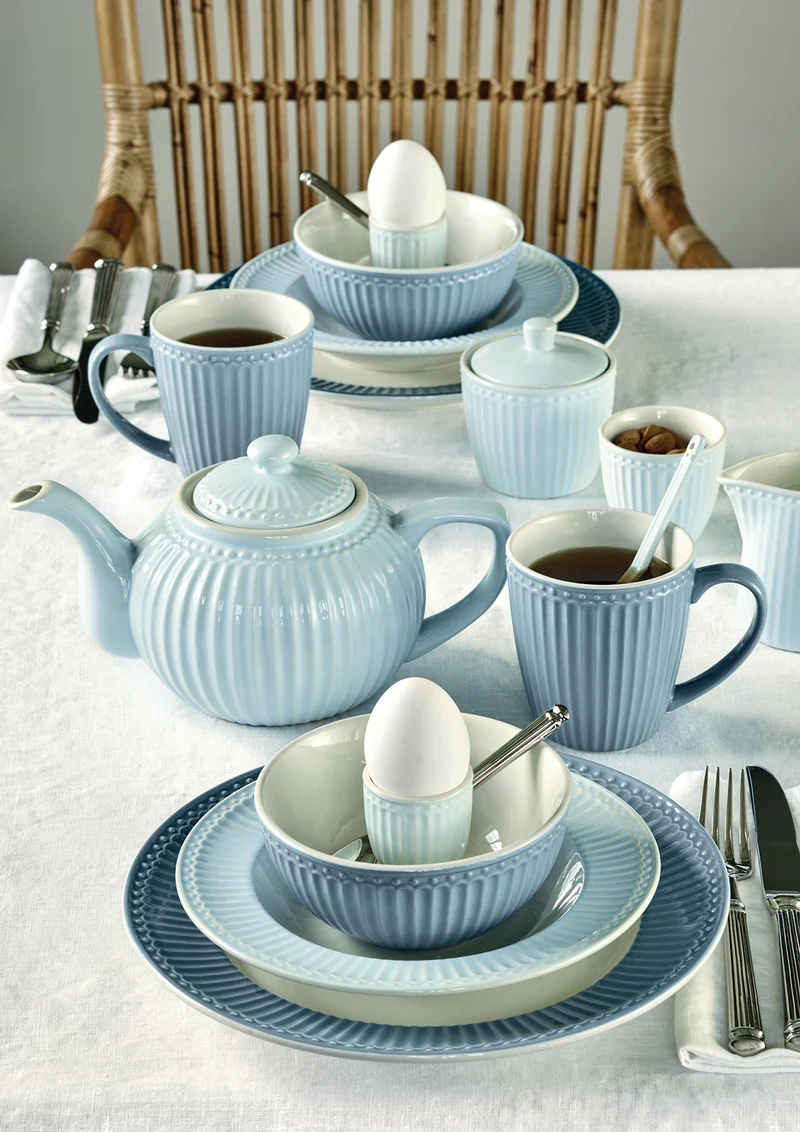 Greengate Alice Frühstücksset pale blue 6tlg