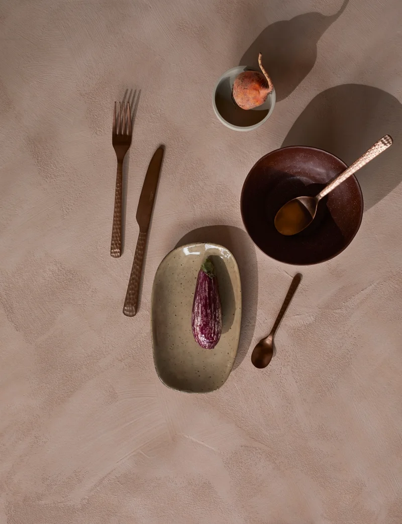 Broste Copenhagen Larni Beige Platte 12 cm