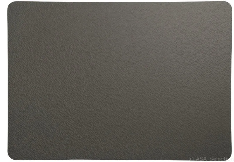 ASA Tischset Lederoptik rough graphit 46 x 33 cm