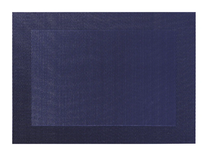 ASA Tischset gewebter Rand deep blue 46 x 33 cm