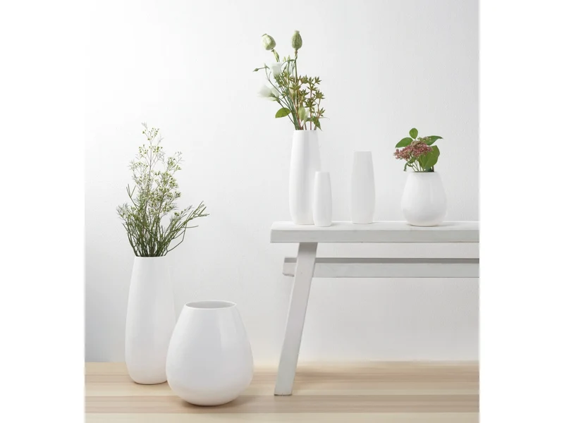 ASA Ease Vase weiss Ø6 cm