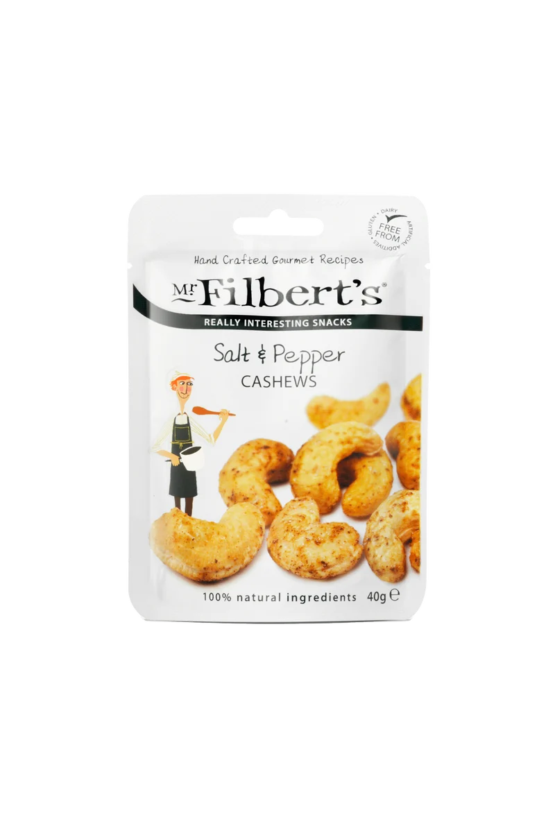 Salt & Pepper Cashews - 40 g
