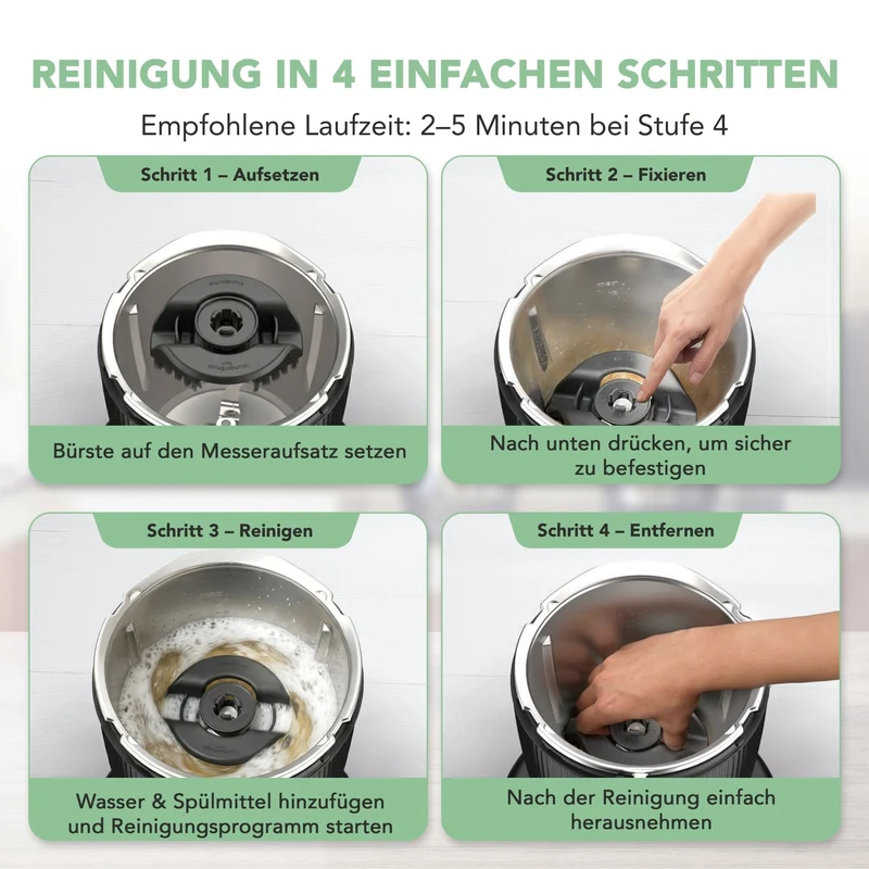 WunderBrush® Spin + WunderClean® Reiniger inkl. GRATIS Reinigungstücher-Set