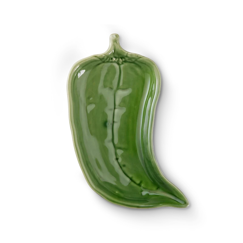 Grünen Paprika Teller - 18x12x2cm