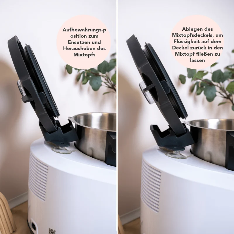 WunderButler® | Deckelhalter für Monsieur Cuisine Smart