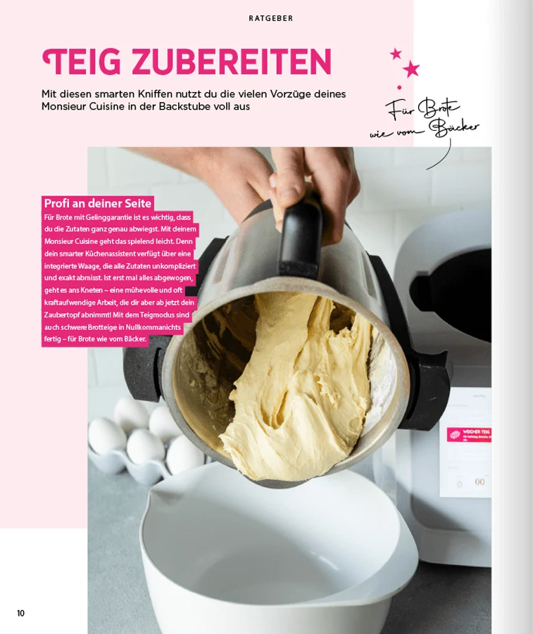 Monsieur Cuisine ZauberMix Club - Brote ohne Warten