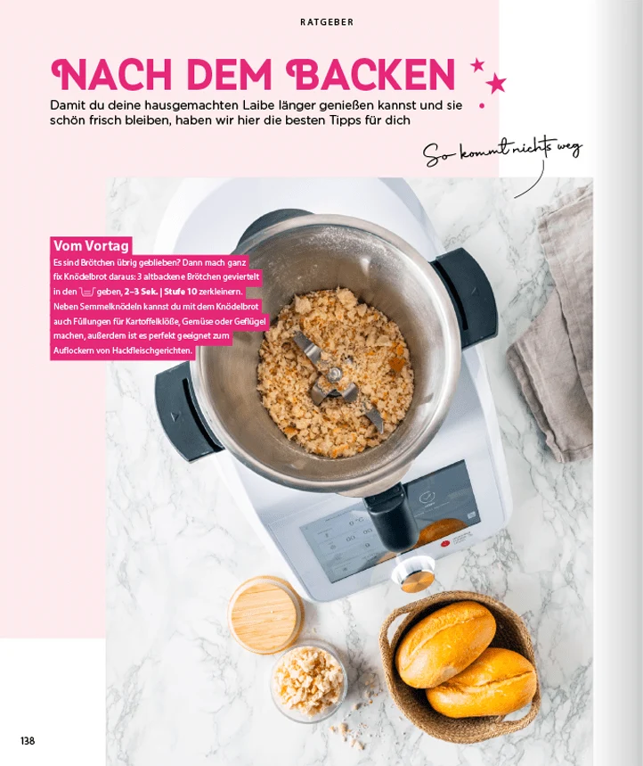 Monsieur Cuisine ZauberMix Club - Brote ohne Warten