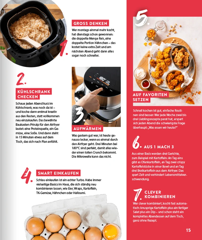 Air Fryer Club - QUICK & EASY - 15 Minuten: 50 schnelle Rezepte - ideal für jeden Tag