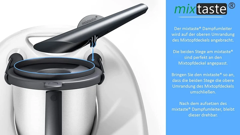 [B-Ware] mixtaste® | Dampfumleiter-Kamin für Thermomix TM6, TM5