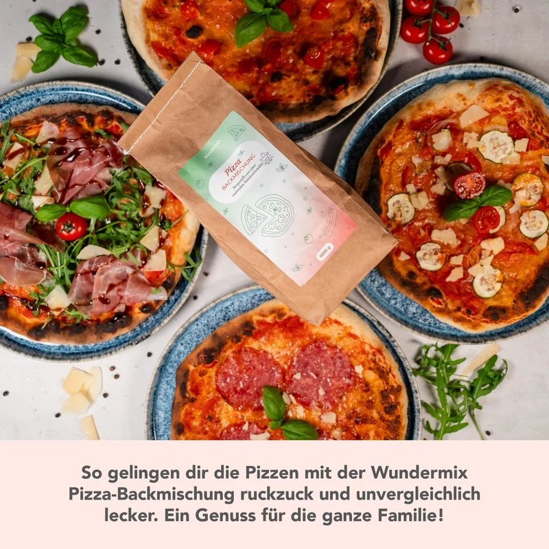 Pizza-Backmischung für 8 köstliche Pizzen | 1000 g