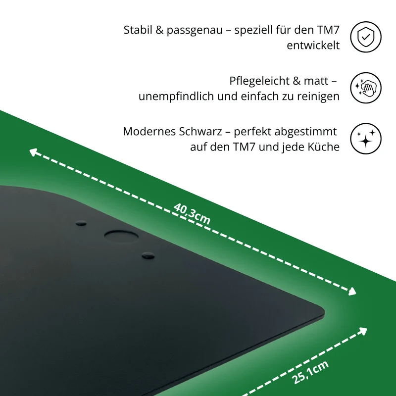 Leckerhelfer | Gleitbrett aus Metall für Thermomix TM7