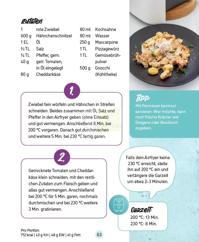 Rezepte für den AIRFRYER