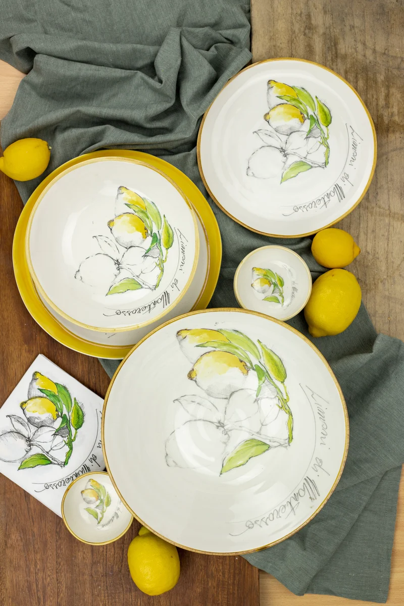 Limoni Servietten - 33x33 cm - Set mit 20 Stück