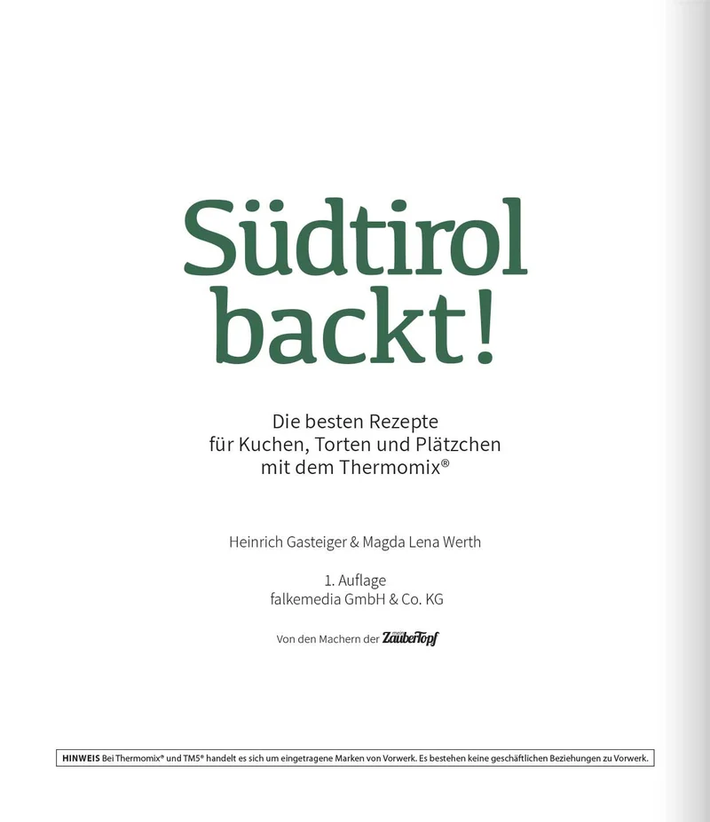 ZauberTopf - Südtirol backt! - Neuauflage 2023