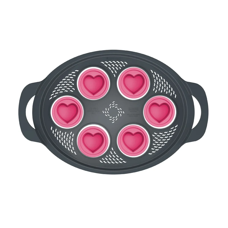 Muffinizer® | inkl. 6 Silikonförmchen | Backform für Thermomix TM6, TM5, TM31