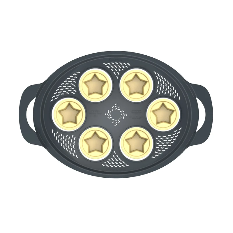 Muffinizer® | inkl. 6 Silikonförmchen | Backform für Thermomix TM6, TM5, TM31