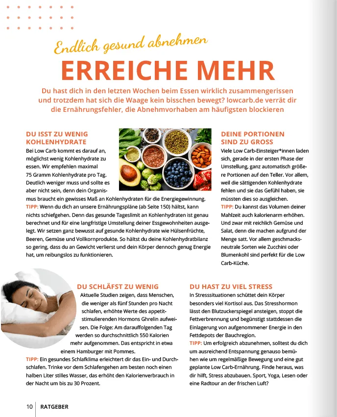 Low Carb - Leichter abnehmen