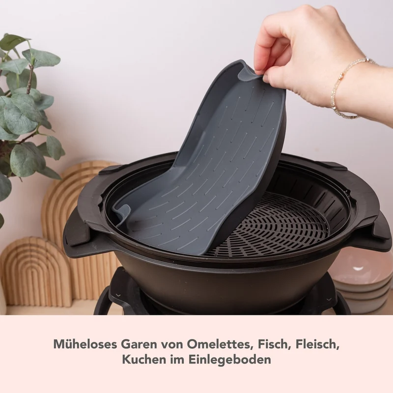 FlexiSteam® | Silikonform für Dampfgar-Aufsatz für Cookit