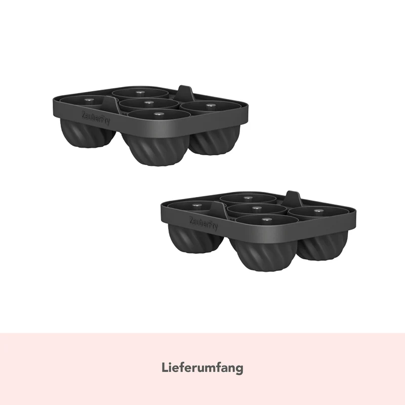 ZauberFry | Backform „Mini-Gugelhupf“ kompatibel mit Ninja Airfryer (2er-Set)