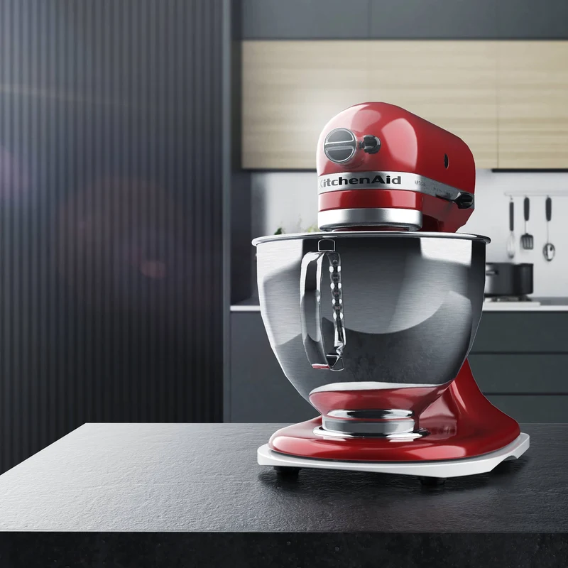 [B-Ware] KitchenSlider® M | Alpine White | Gleitbrett für KitchenAid