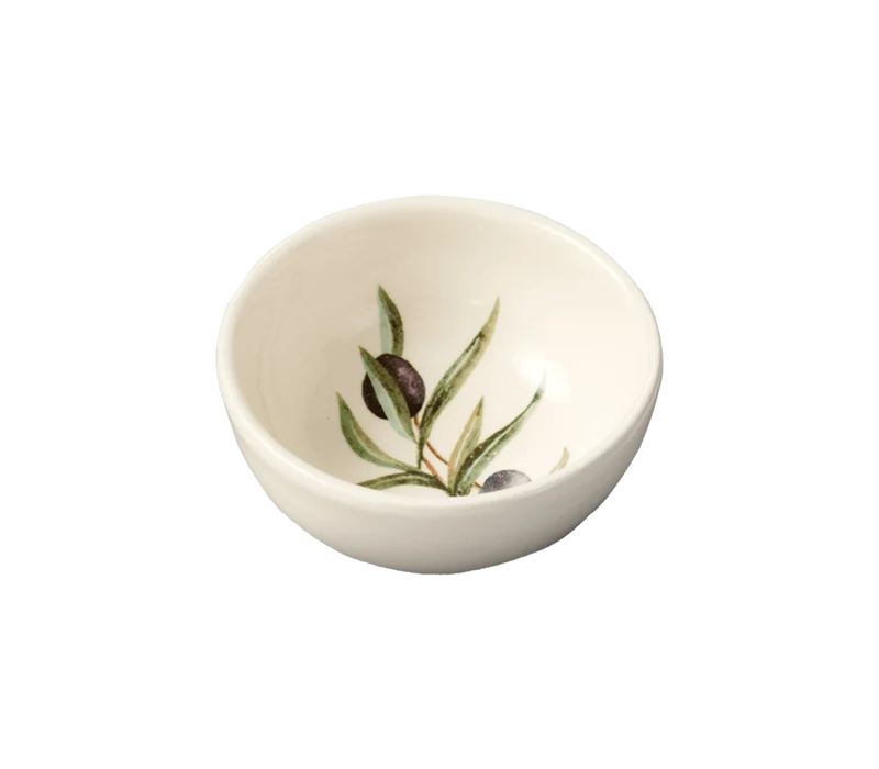 Dipschale mit Olivenmotiv - 11 cm