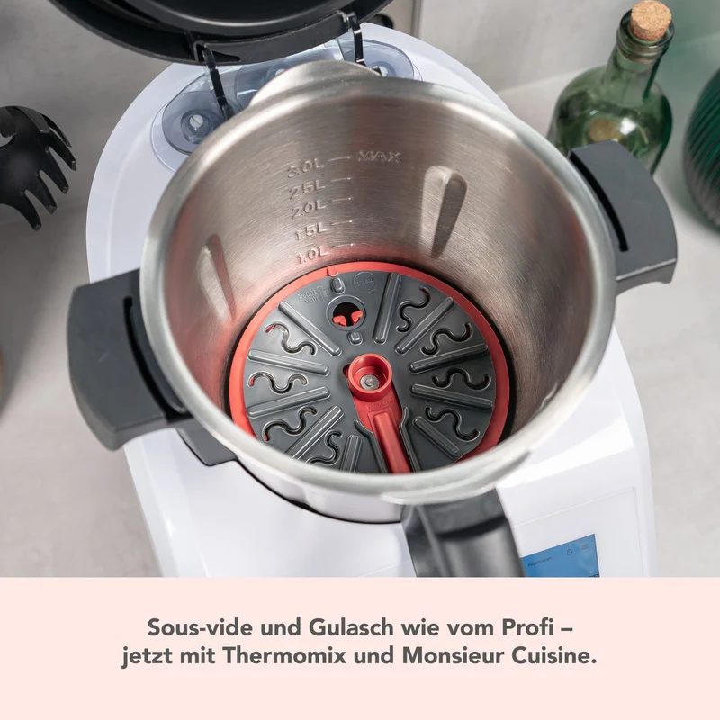 WunderPlate® (mit Träger) | Messerabdeckung für Monsieur Cuisine