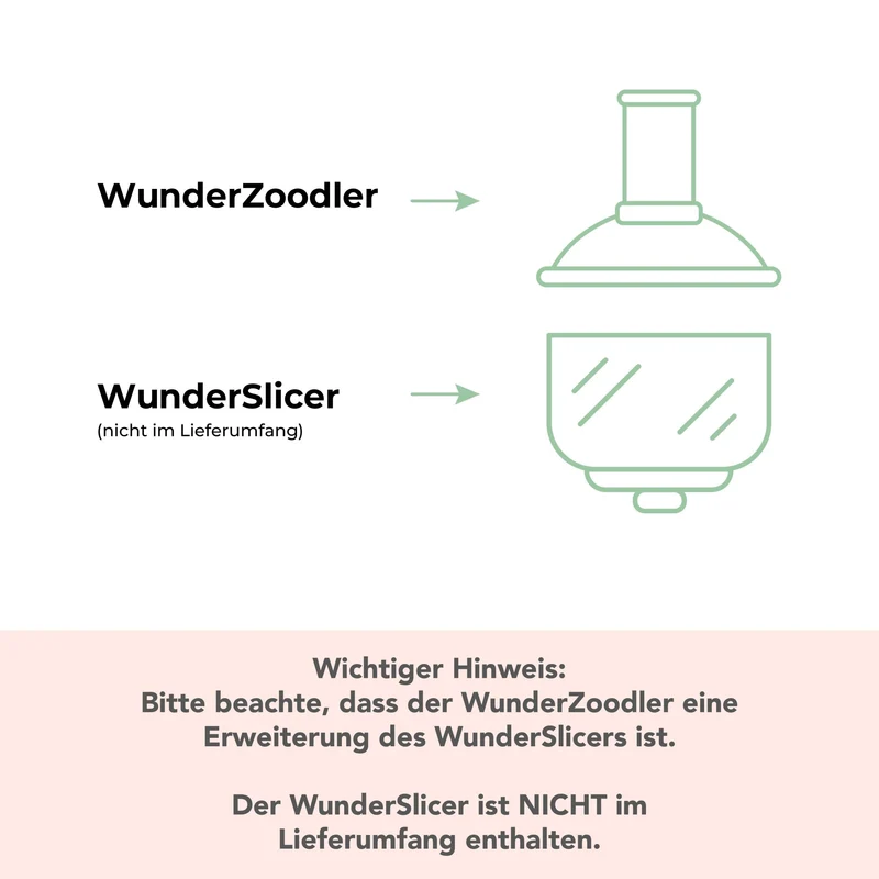 [Erweiterung] WunderZoodler® | Spiralschneider für WunderSlicer