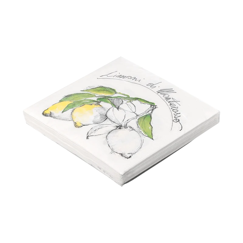 Limoni Servietten - 33x33 cm - Set mit 20 Stück