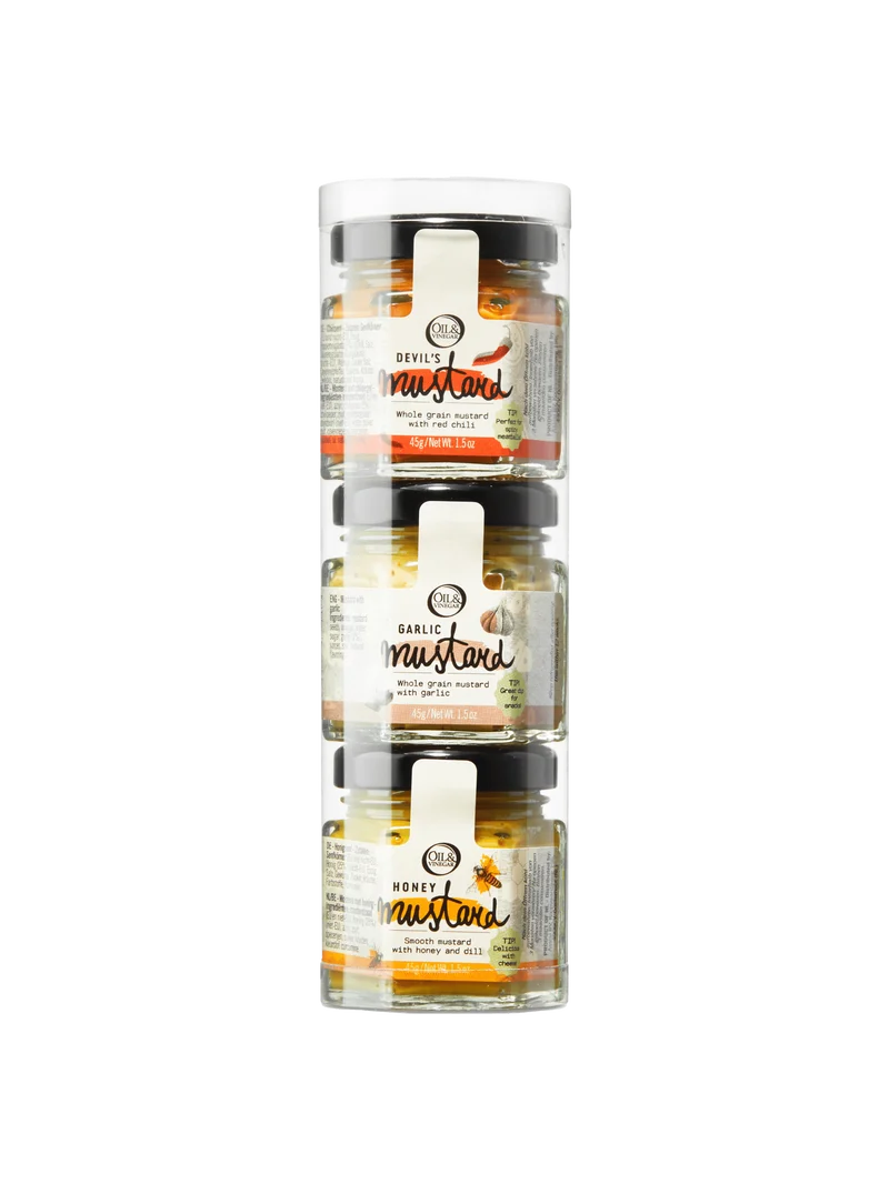Senf-Trio - Geschenkset - 135 g