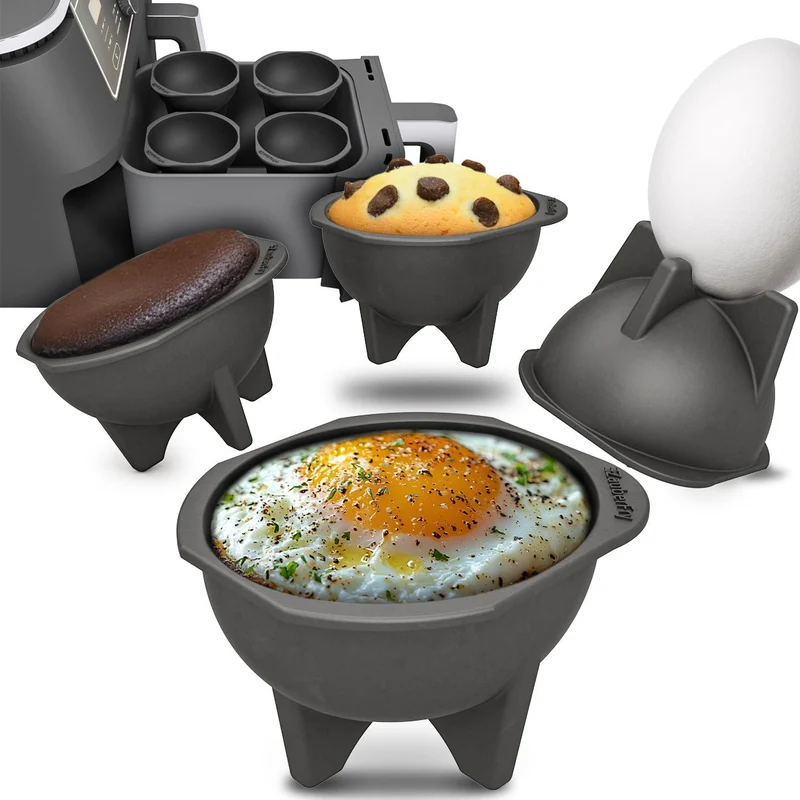 ZauberFry | Pochiereinsätze für Airfryer (4er-Set)
