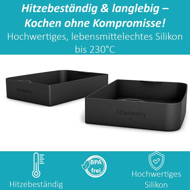 ZauberFry | Backschalenteiler kompatibel mit Tefal OptiGrill, Elite, Plus +, Elite Plus, 4in1, 2in1