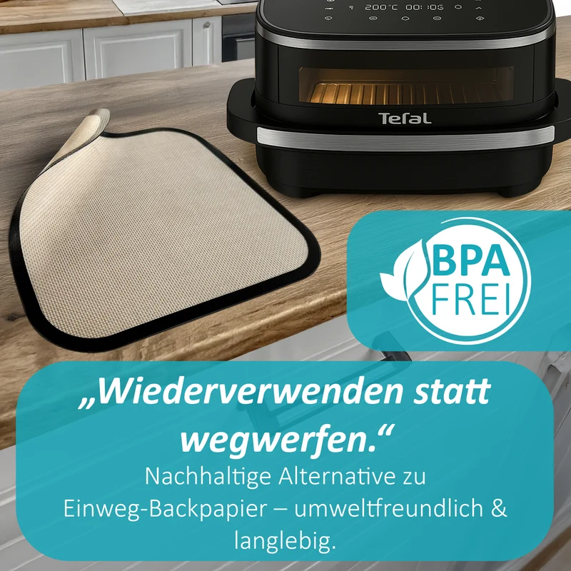 ZauberFry | Dauerbackmatte für Tefal Easy Fry XL Surface