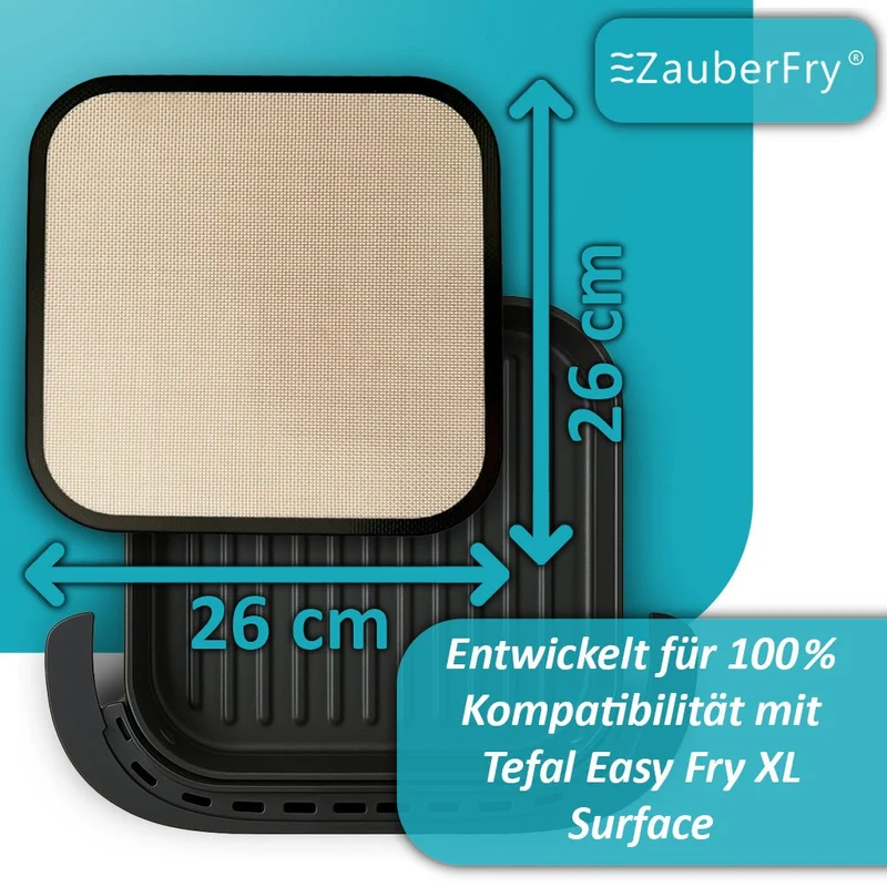 ZauberFry | Dauerbackmatte für Tefal Easy Fry XL Surface