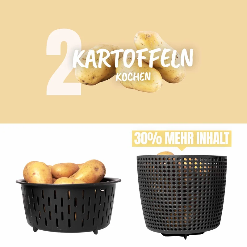 Salatschleuder-Aufsatz von MixFino® für Monsieur Cuisine Connect, Trend und Smart