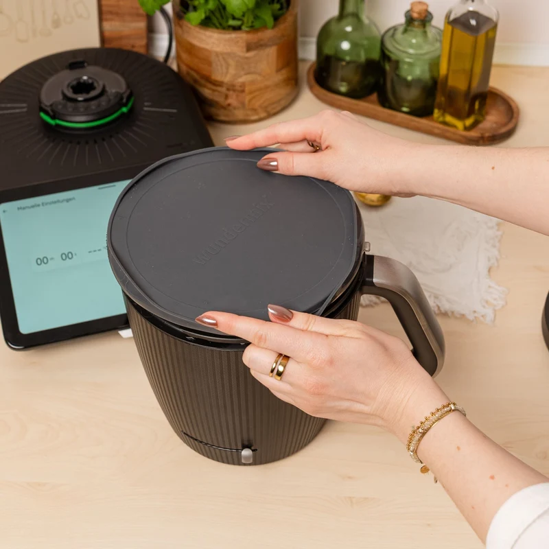 WunderLid® | Silikondeckel für Thermomix-Mixtopf | 2er Set