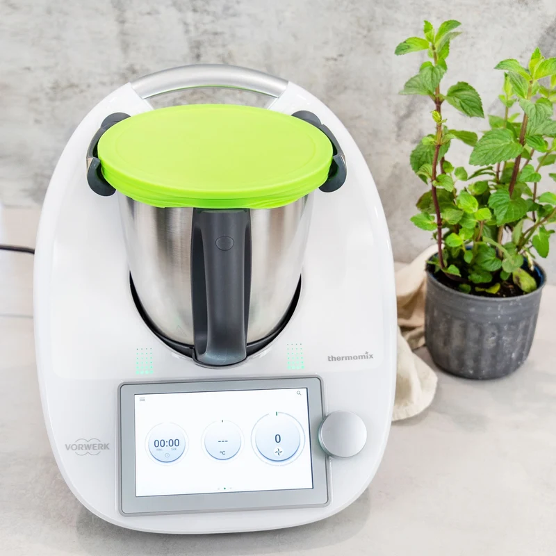 WunderLid® | Silikondeckel für Thermomix-Mixtopf | 2er Set