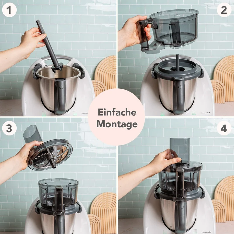 WunderSlicer® V2 & WunderZoodler® Sparset für Thermomix TM7, TM6, TM5